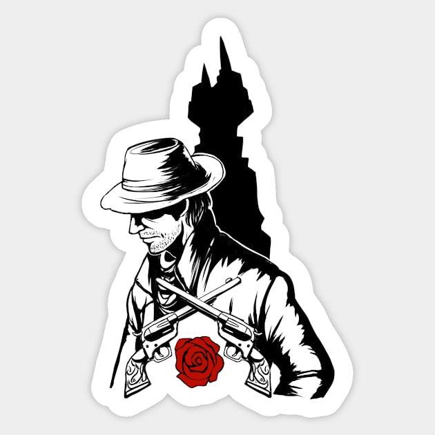 The Dark Tower Sticker by Julientel89